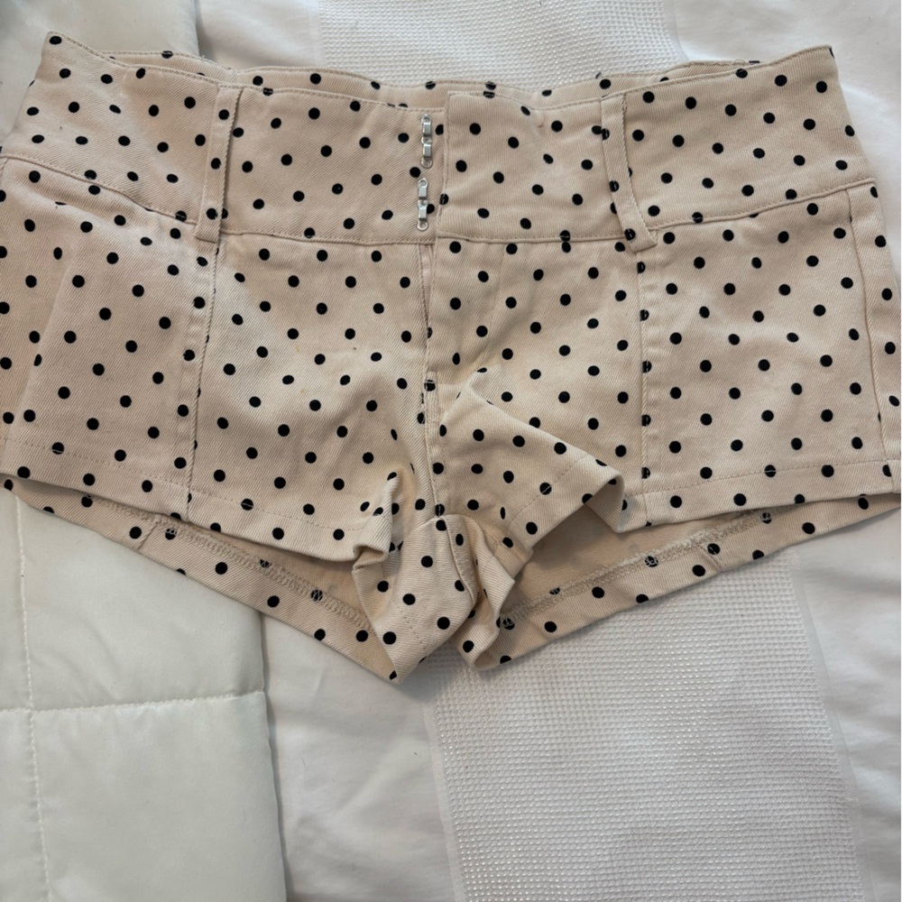 Edikted polka dot micro shorts